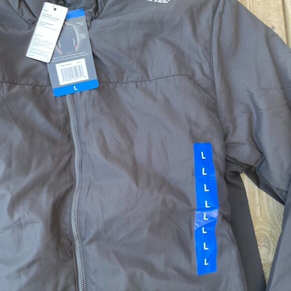 Hi-Tec Dri Tec Men’s Jacket New Puffer Full zip Coat Large Black - Picture 7 of 15